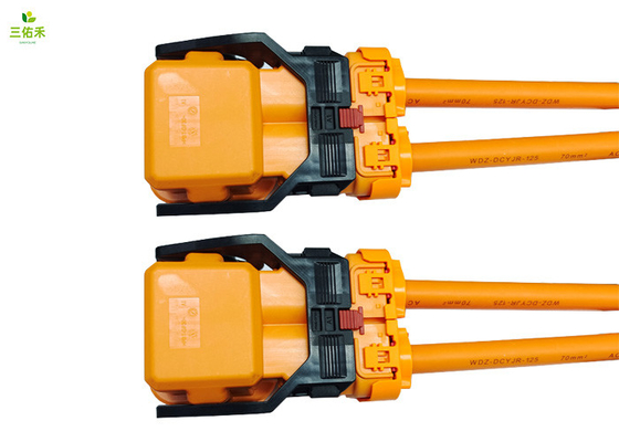 PBT-GF30 Connector Harness AC1000V DC1500V High Voltage Harness WDZ-DCYJR-125 70MM2 New Energy Harness Negative