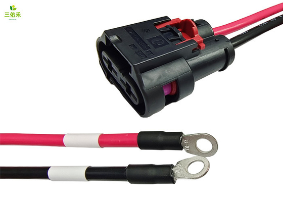 AC600V DC600V High Voltage Wire Harness PBT-HI-GF(10) Connector to O-ring Wire Harness New Energy Vehicle Wire Harness