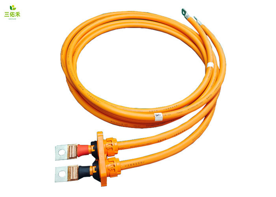 WDZ-DCYJR-125 70MM2 New Energy Wiring Harness AC1000V DC1500V High Voltage Wiring Harness Copper Nose Terminal Wiring