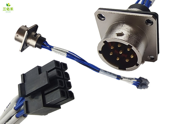 Amphenol RT00128PW03 2245 Connector 5G Base Station New Energy Harness To Molex 43025 Connector 8P Male End To Female