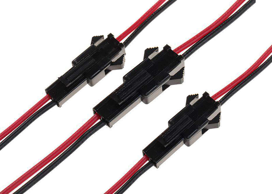2 Pin SM Male Female Butt 22 AWG Custom Wiring Harness