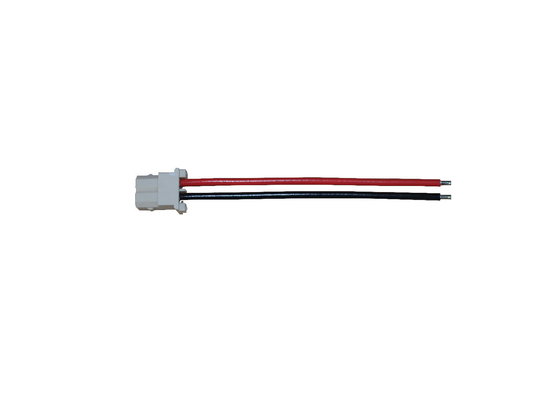 50mm Long 2 Pin 26 AWG 1.5mm Electrical Wire Harness