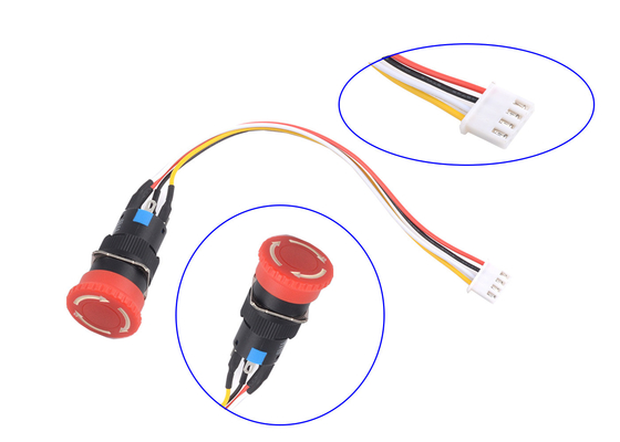 Emergency Stop Button 2.5mm Custom Wiring Harness