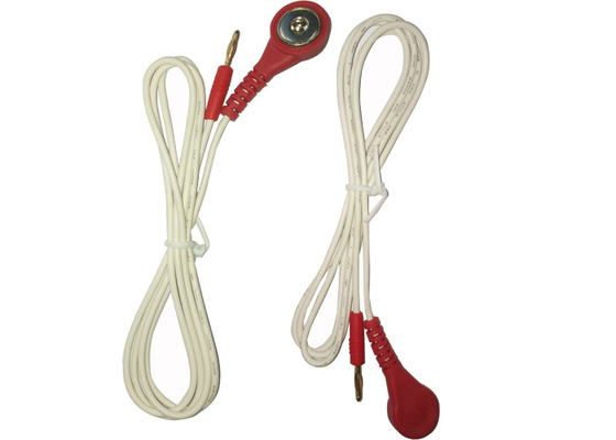 Banana Plug 1 Core 0.8mm Medical Grade Power Cable
