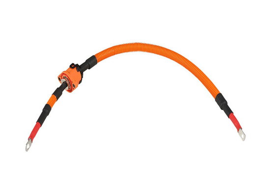 Waterproof 500mm Negative High Voltage Wire Harness
