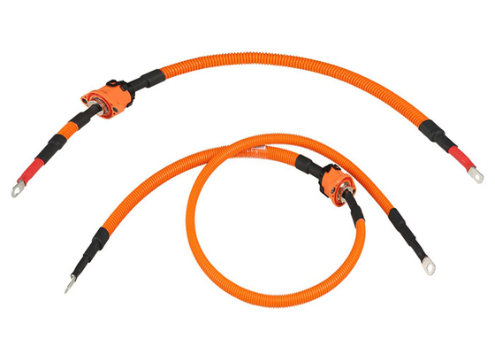 Waterproof 500mm Negative High Voltage Wire Harness