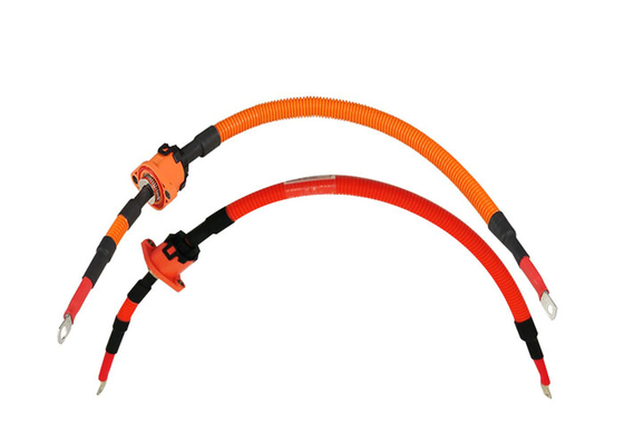 Waterproof 500mm Negative High Voltage Wire Harness