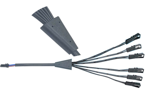 Communication 2 Pin Six Port 18 AWG Cable Wiring Harness