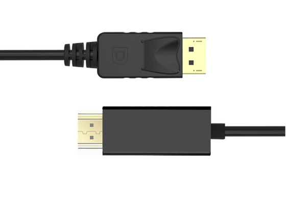 Communication PVC Jacket 5.5mm 500mm HDMI To DP Cable
