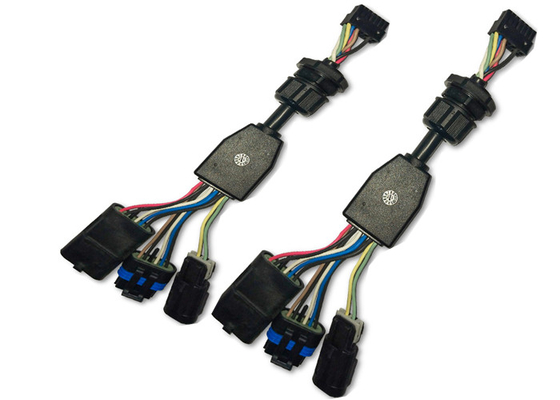 PVC Black 100mm Automotive Wire Harness Assembly