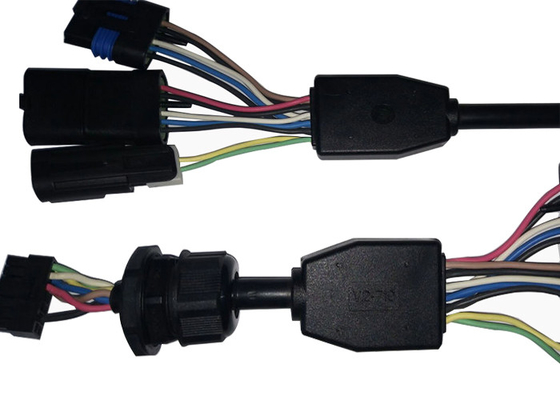 PVC Black 100mm Automotive Wire Harness Assembly