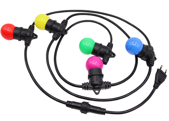 PVC Sheath IP44 2 Pins 500mm Waterproof Cable Wire