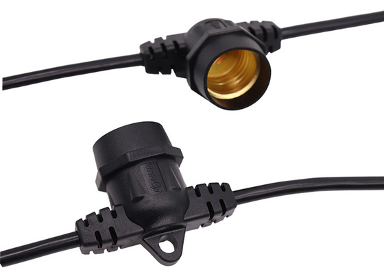 PVC Sheath IP44 2 Pins 500mm Waterproof Cable Wire