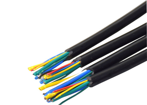 Black PVC IP67 9 Core 6mm Waterproof Cable Wire