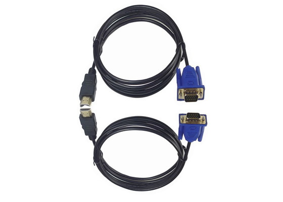 15 Core HDMI To VGA 1800mm Converter Adapter Cable