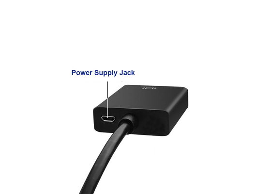 1080P Computer To TV 170mm VGA To HDMI Adapter Cable