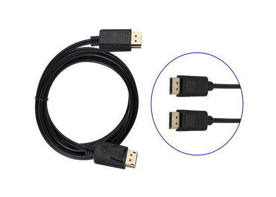Display Port Molded Male To Male 1.8M DP To DP Cable