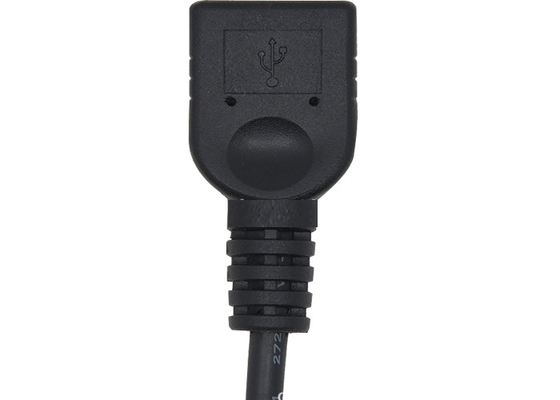 Customized 90 Degree Elbow 200mm USB To OTG Cable