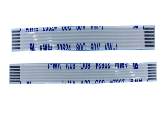 0.5P Same Face 100mm 6 Pins FFC Flexible Flat Cable