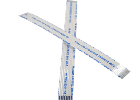 Strip Shape 0.5mm 8 Pins 28 AWG FPC Flat Cable