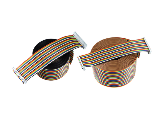 Rainbow PVC 2.54mm 100mm IDC Flat Ribbon Cable