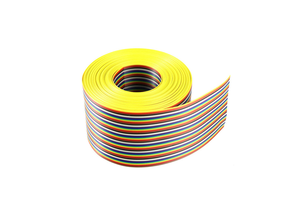 Rainbow PVC 2.54mm 100mm IDC Flat Ribbon Cable