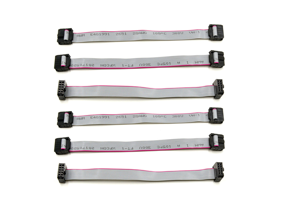 IATF 10 Pins Finished 2.54mm IDC Ribbon Cable