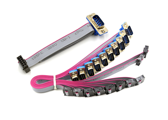 2.54 IDC To D-SUB 10 Pins IDC Ribbon Cable