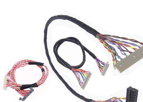 220V 1.0mm 6 Pin 26 AWG 200mm LVDS Screen Cable