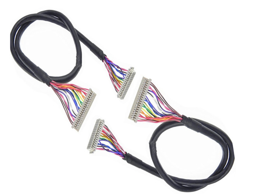 220V 1.0mm 6 Pin 26 AWG 200mm LVDS Screen Cable