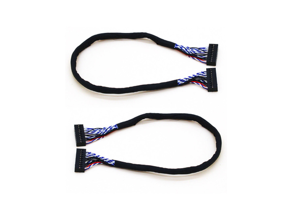 Dupont Dual Connector 2*10P LVDS Display Cable