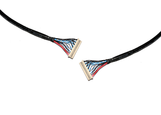 UL1571 28 AWG 30 Pins DF14-20P LVDS LCD Cable