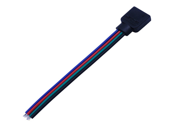 Tinned 100mm 4 Pins 22 AWG Custom Wiring Harness