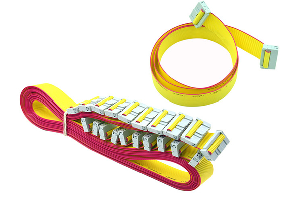 Yellow 16 Pins 1.27mm FFC Flexible Flat Cable