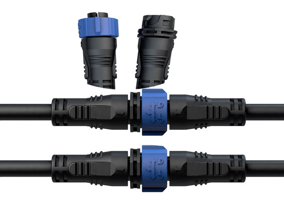 300V M18 Bicolor 200mm Waterproof Power Cable