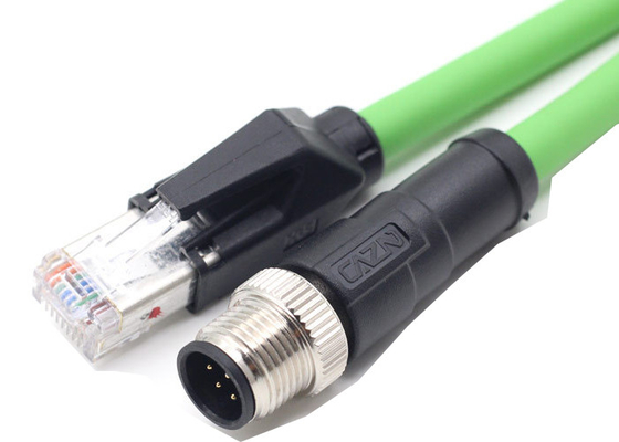 1000mm 22 AWG M12 Overmolded Cable Assemblies