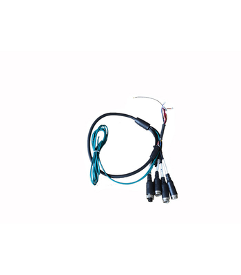 5 pin wires DC connection cable black color water proof for monitoring camera