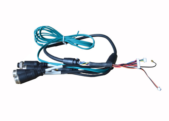 5 pin wires DC connection cable black color water proof for monitoring camera