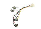 PBT 9 Pins 4 Branch 3.96mm Pitch Cable Wiring Harness
