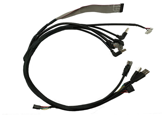 10 Pin 1.0mm Pitch RJ45 USB Networking Wire Harness