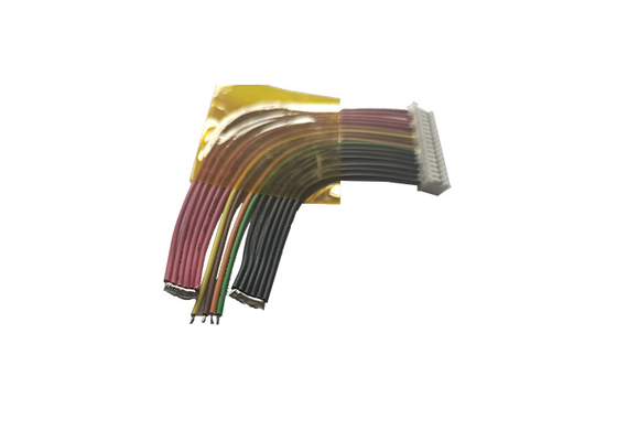 PE Sheath 1.0mm Pitch 16 Pins Tin Copper Wiring Harness