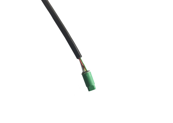 Enclosure 150mm 3 Pins Pigtail Socket Plug Adapter Wire Green Connector