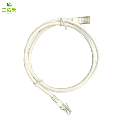 IATF Gold Plated Plug Cat 8 RJ45 Ethernet Cable With Magnet Ring