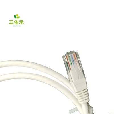 IATF Gold Plated Plug Cat 8 RJ45 Ethernet Cable With Magnet Ring