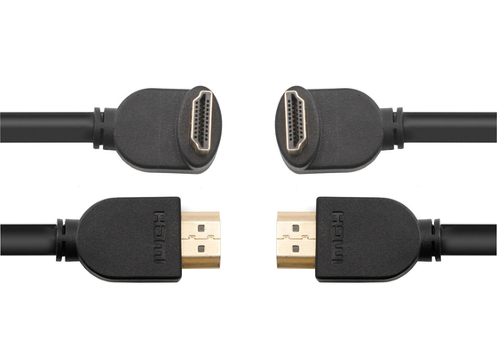 1500mm Right Angle HDMI Overmolded Cable Assemblies