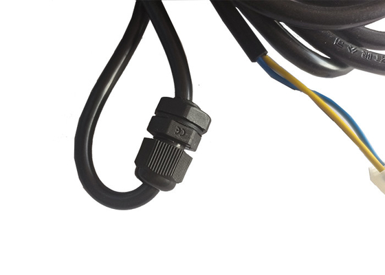 3 Pin Non Removable Plug Electronic Wiring Harness Power Cord